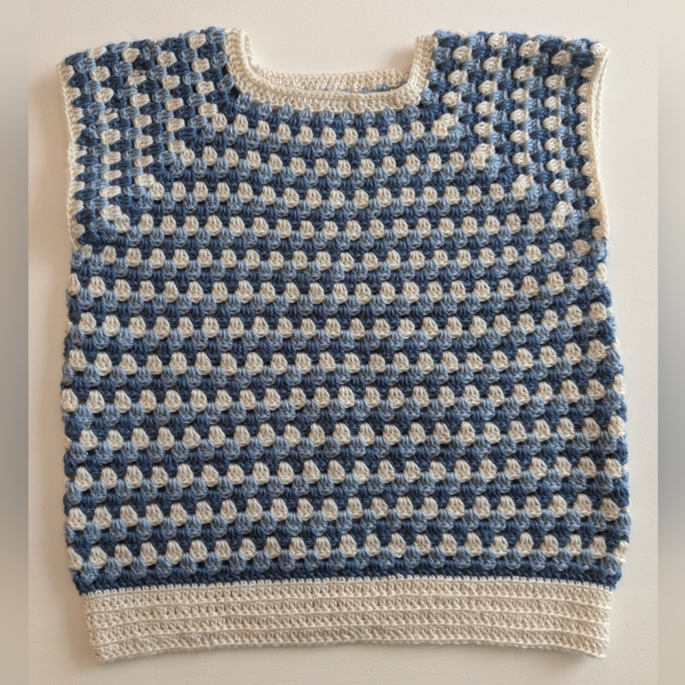 Handknit Sweater Vest / Top - Picture 2 of 6
